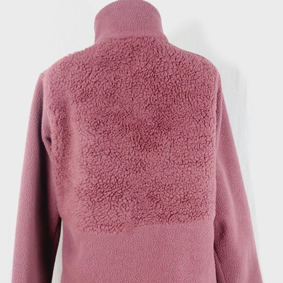 Columbia Women's Brown Lodge Sherpa Thermal Full Zip Fleece Jacket Size L - Picture 5 of 15